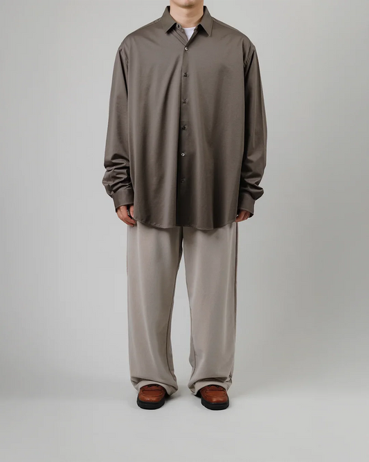 KANEMASA PHIL.|46G Atmosphere Shirt (CHARCOAL)
