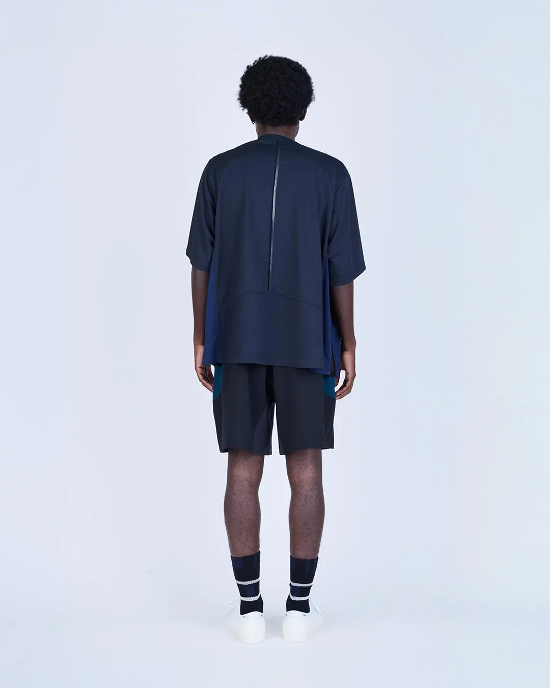 【Last 1】UNTRACE|_271 LEISURE SHORTS (BLACK MULTI)
