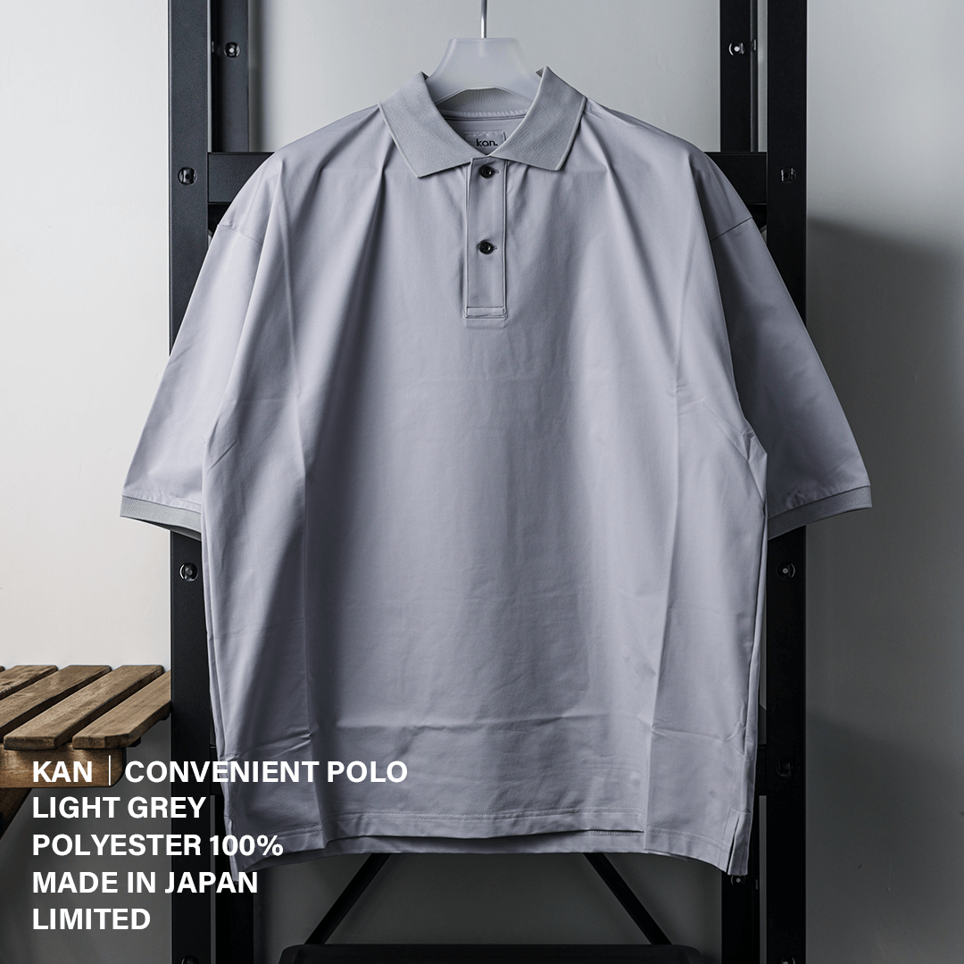 KAN｜CONVENIENT POLO (LIGHT GREY)