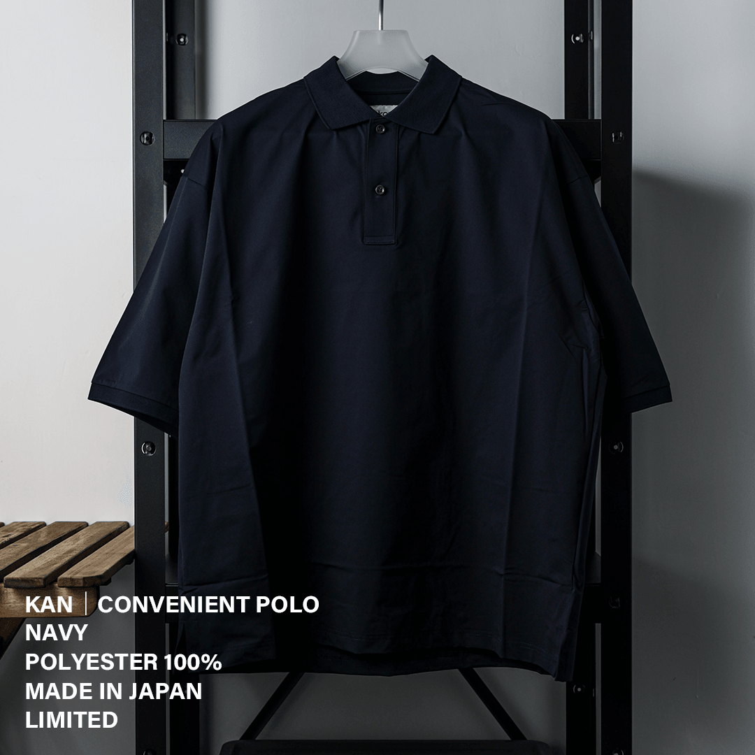 KAN｜CONVENIENT POLO (NAVY)