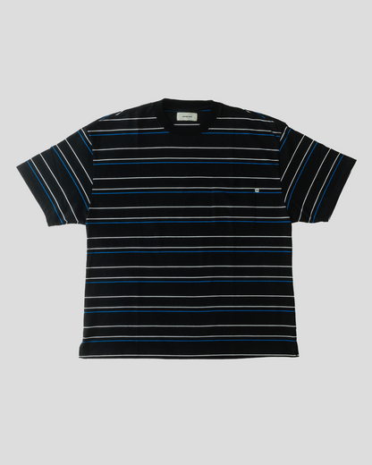 【20% OFF】wonderland｜Stripe T-shirts (BLACK)