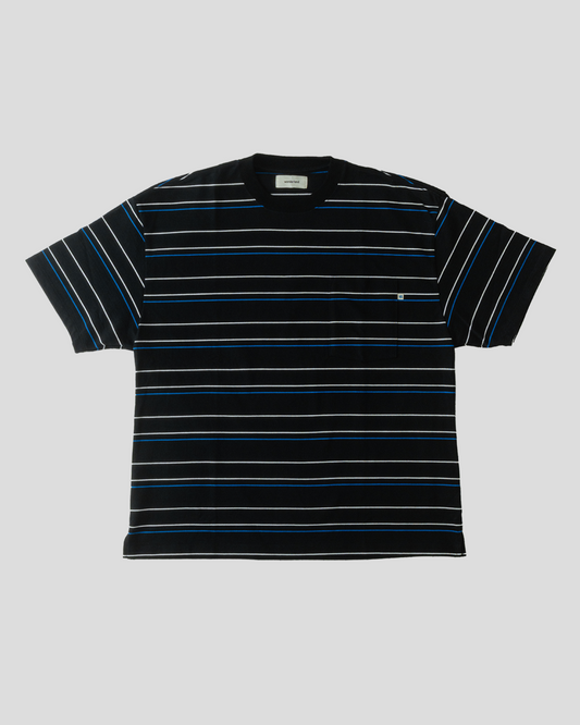wonderland｜Stripe T-shirts (BLACK)