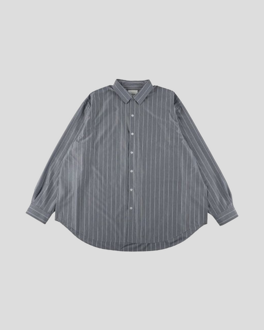 KANEMASA PHIL. 2025AW｜46G Atmosphere Stripe Shirt (BLUE)