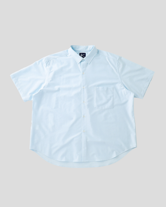 【40% OFF /Last 1】KANEMASA PHIL. 2024SS｜46G Atmosphere SS Shirt (SAX)