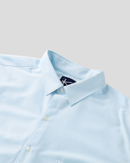 【40% OFF /Last 1】KANEMASA PHIL. 2024SS｜46G Atmosphere SS Shirt (SAX)