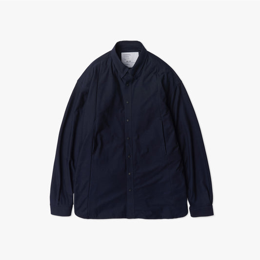 UNTRACE｜_164 BD SHIRT L/S (DARK NAVY)