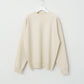 YONETOMI｜RIGID CASHMERE SWEATER Crew Neck Pullover (RAW)