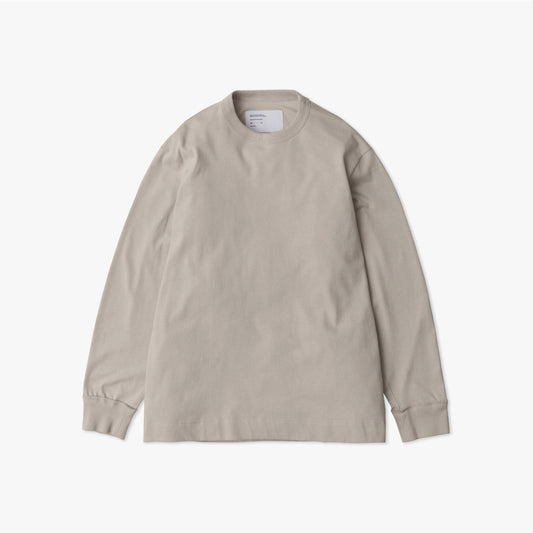 UNTRACE｜_170 BOX Tee L/S (BEIGE)
