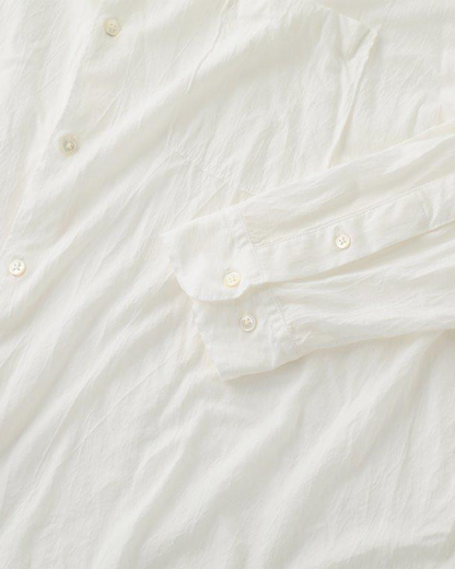 【40% OFF】KANEMASA PHIL. 2024AW｜46G Artisan Shirt (WHITE)