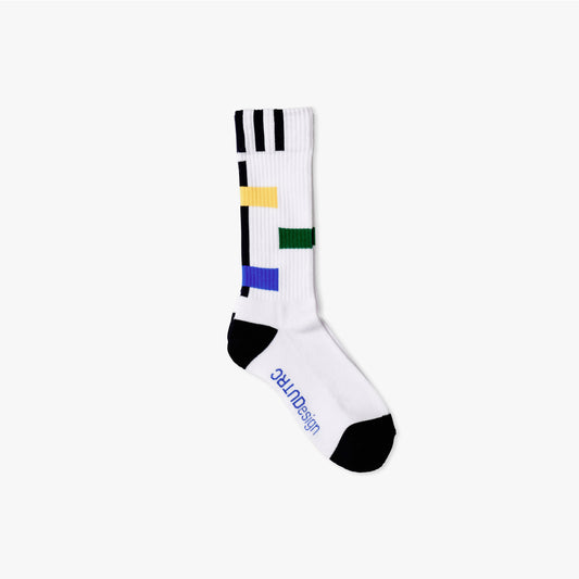 UNTRACE｜_183 SOCKS (WHITE)