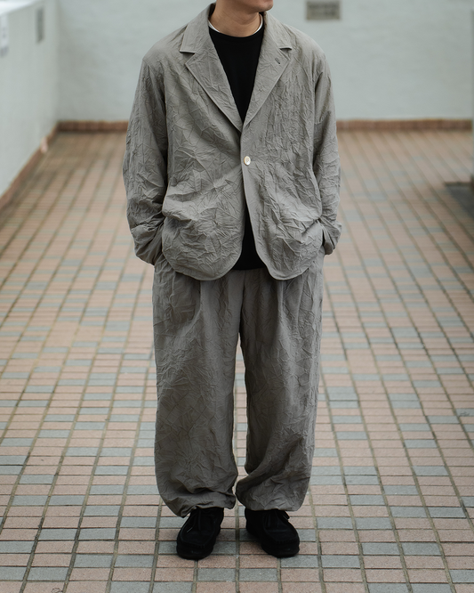 【40% OFF】KANEMASA PHIL. 2024AW｜46G Washer Boxy Jacket (GRAY)