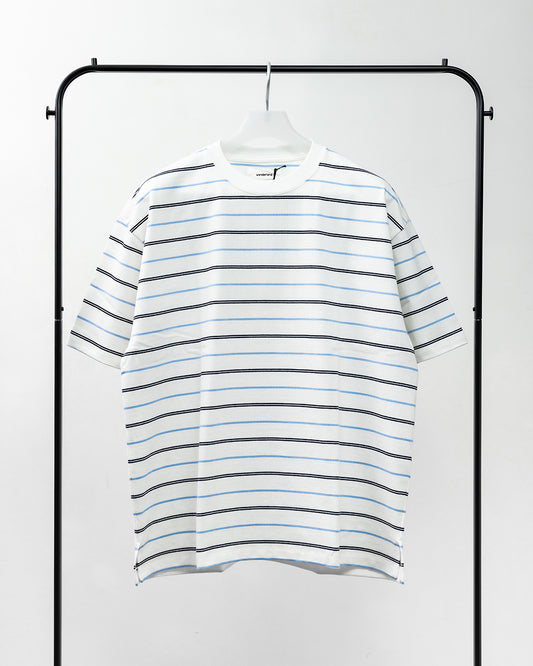 WONDERLAND｜Border T-shirts (WHITE)