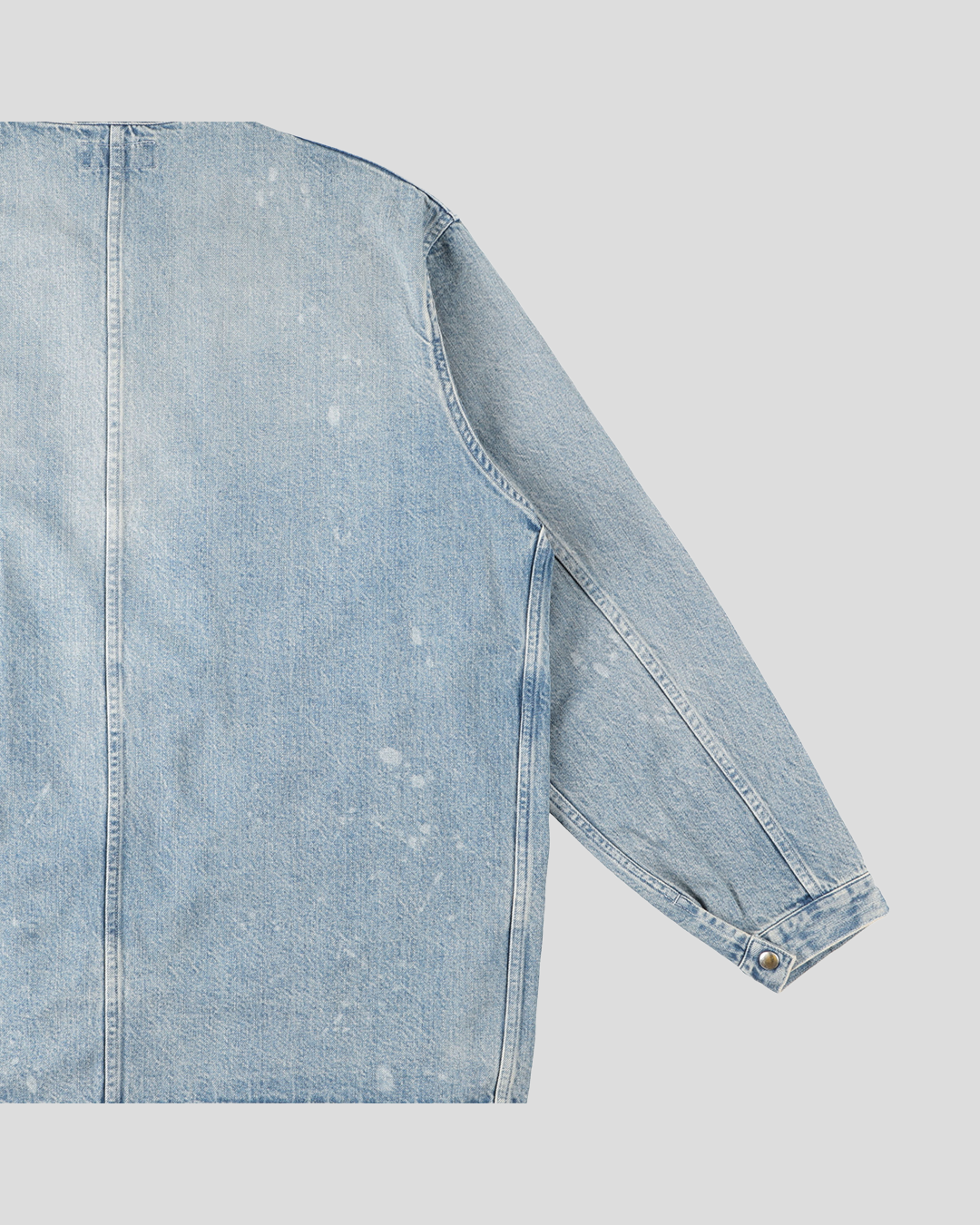 【30% OFF】tsuzuli｜COVERALLS JACKET (INDIGO FADE)