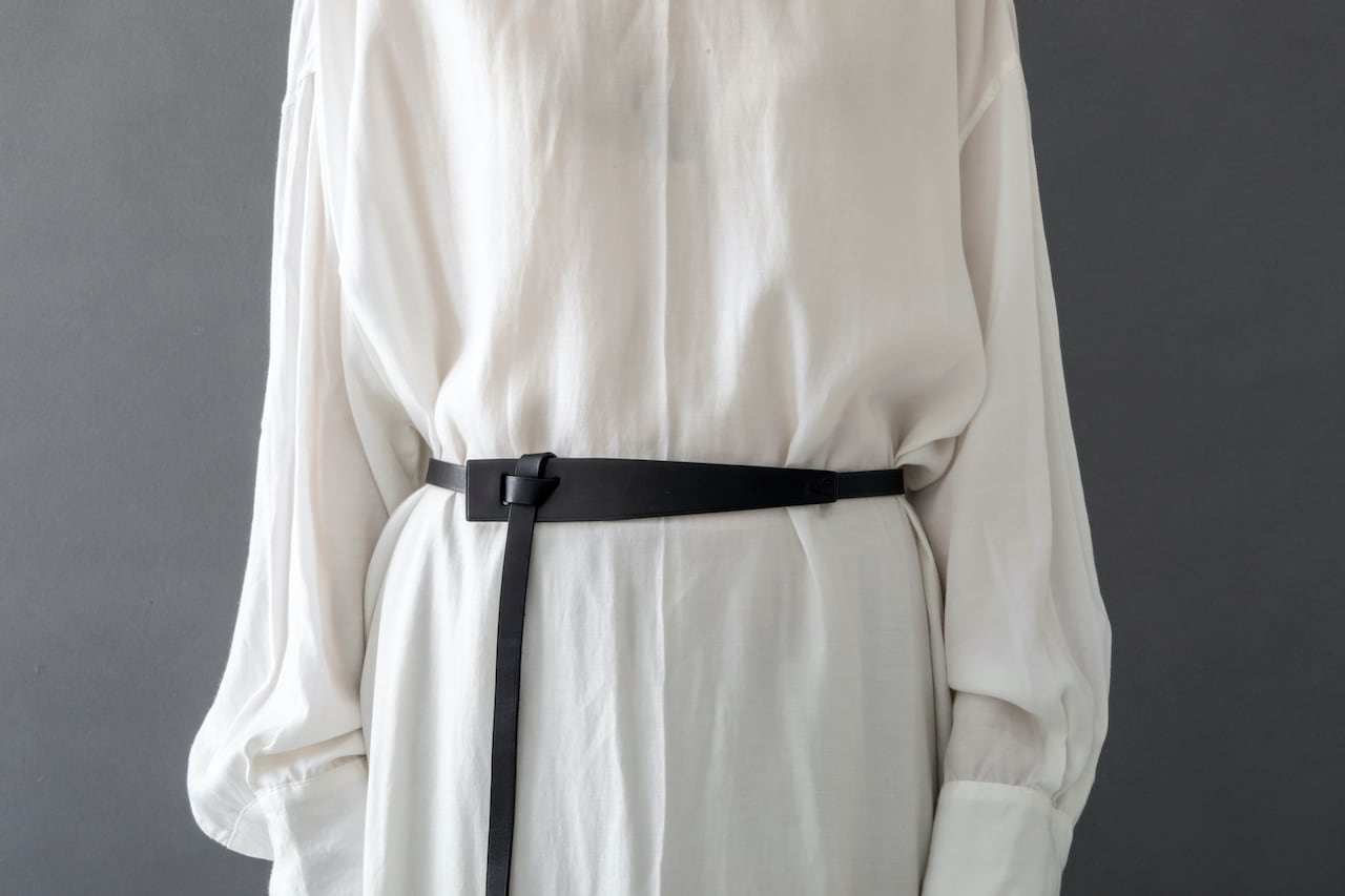 LO｜THROUGH BELT (Black)