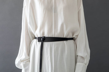 LO｜THROUGH BELT (Black)