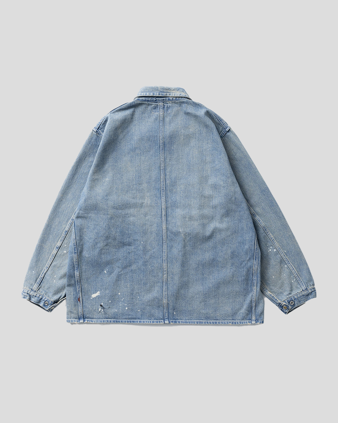 【40% OFF】tsuzuli 2024AW｜COVERALLS JACKET PAINT (INDIGO PAINT)