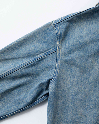 【40% OFF】tsuzuli 2024AW｜COVERALLS JACKET PAINT (INDIGO PAINT)