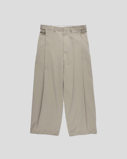【20% OFF / Last 1】KANEMASA PHIL. 2025SS｜36G ECONYL Solid Balloon Pants (KHAKI)