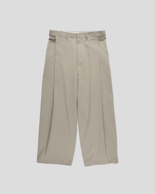 【20% OFF / Last 1】KANEMASA PHIL. 2025SS｜36G ECONYL Solid Balloon Pants (KHAKI)
