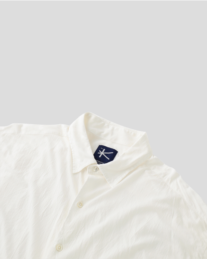 【40% OFF / Last 1】KANEMASA PHIL. 2024SS｜46G Artisan Jersey Shirt (WHITE)