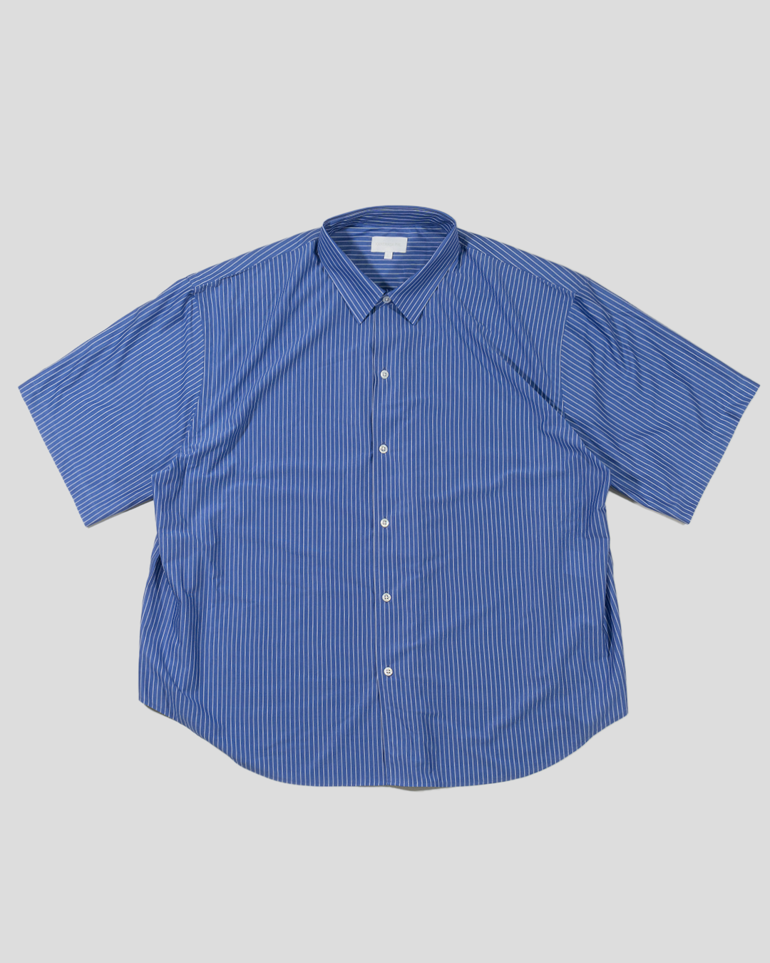 【Last 1】KANEMASA PHIL. 2025SS｜46G Atmosphere Stripe S/S Shirt (PS BLUE)