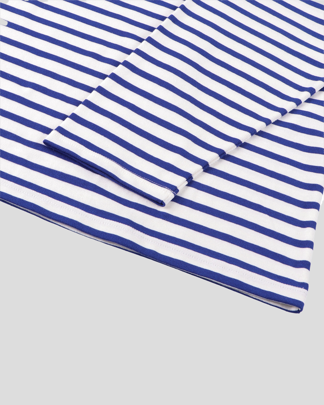【30% OFF】tsuzuli｜BSQ BOAT NECK LONG SLEEVE (WHITE/BLUE)