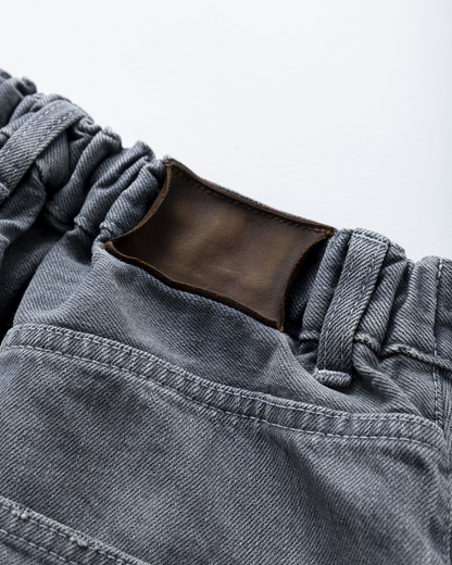 【40% OFF / Last 1】tsuzuli 2024AW｜EZ DENIM 5P PANTS PAINT (BLACK PAINT)