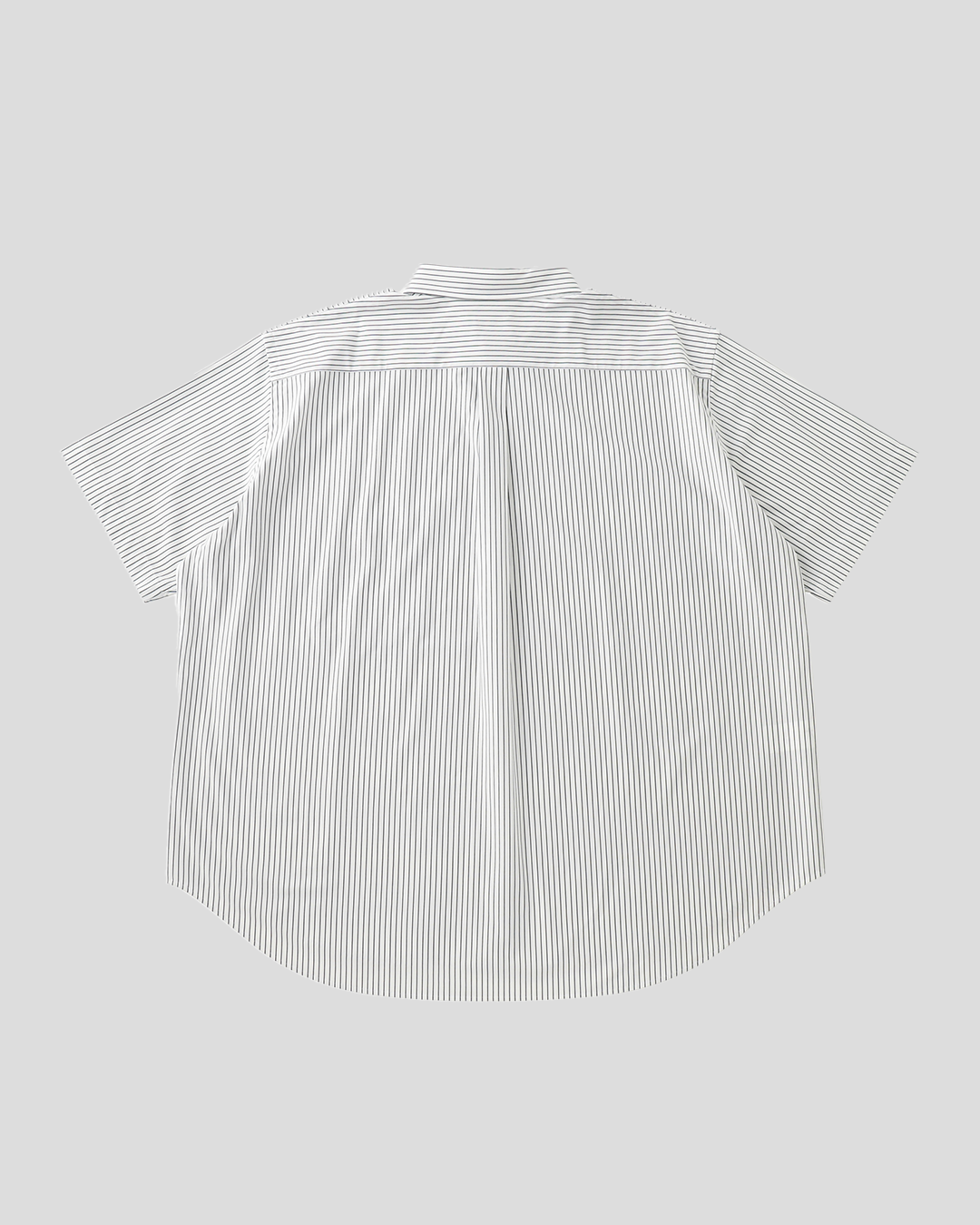 【40% OFF】KANEMASA PHIL. 2024SS｜46G Atmosphere Stripe SS Shirt (WHITE NAVY)