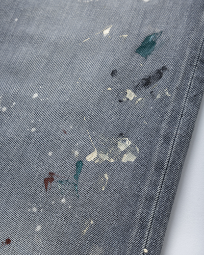 【40% OFF / Last 1】tsuzuli 2024AW｜EZ DENIM 5P PANTS PAINT (BLACK PAINT)