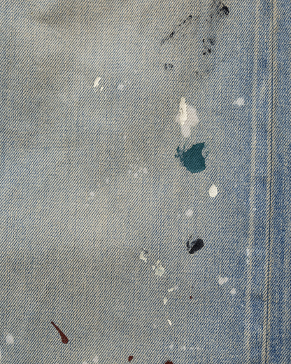 【40% OFF / Last 1】tsuzuli 2024AW｜EZ DENIM 5P PANTS PAINT (INDIGO PAINT)