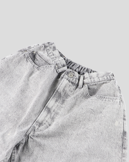 【30% OFF / Last 1】tsuzuli｜EZ DENIM 5P PANTS (BLACK FADE)