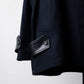 UNTRACE 2024AW｜LAMBS WOOL MELTON TRNECH JACKET (DARK NAVY)