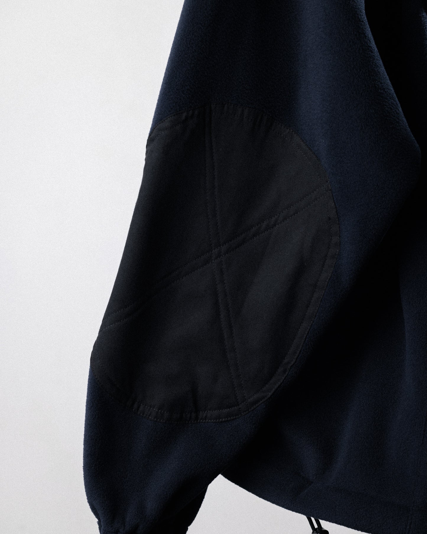 UNTRACE 2024AW｜POLARTEC FLEECE ZIPPER CARDIGAN (DARK NAVY)