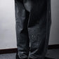 TSUZULI 2024AW｜EZ DENIM 5P PANTS PAINT (BLACK PAINT)