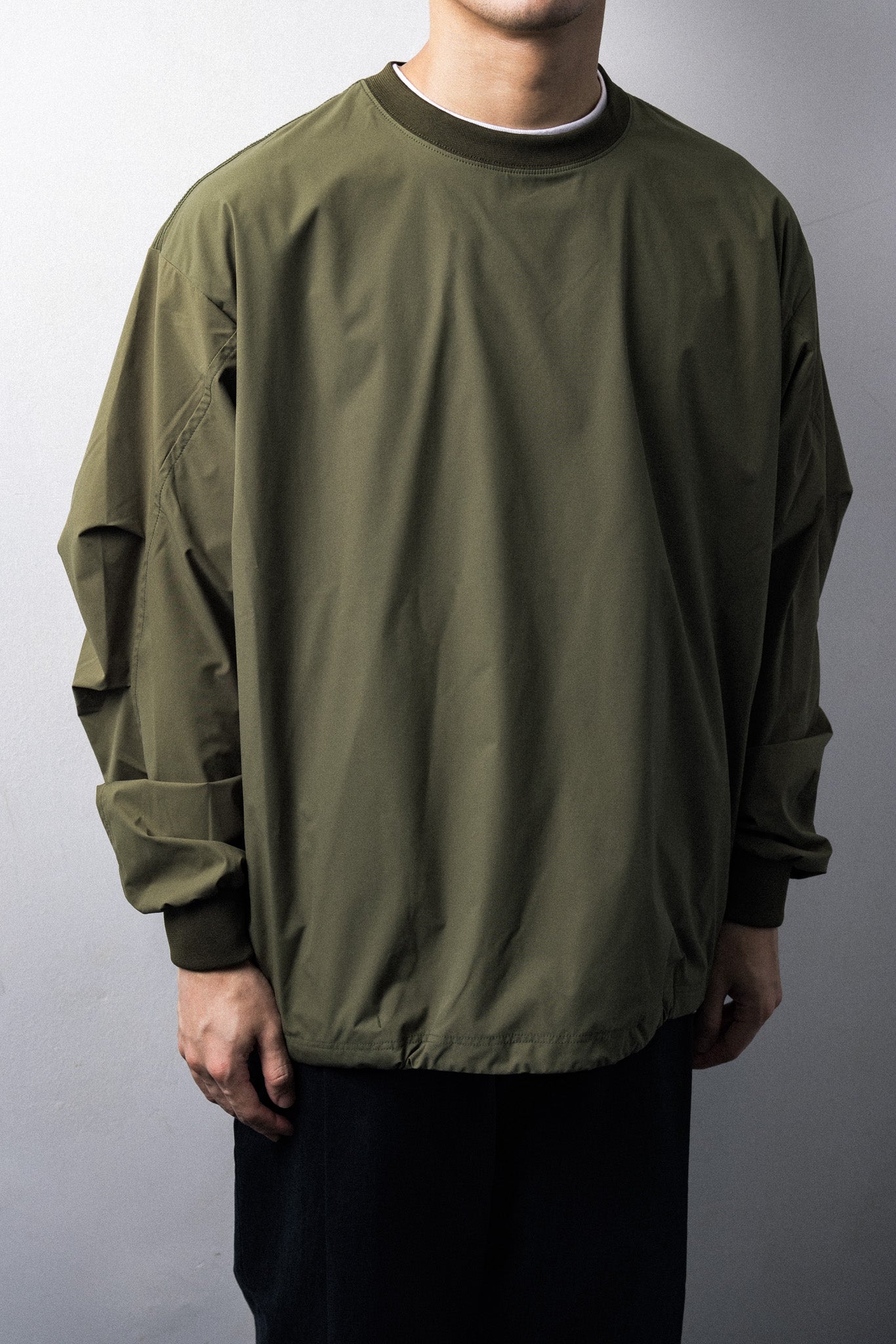 UNTRACE 2024AW｜MULTI SOLOTEX® L/S SMOCK (OLIVE)