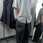 【15% OFF】KANEMASA PHIL.｜46G Atmosphere Stripe SS Shirt (WHITE NAVY)