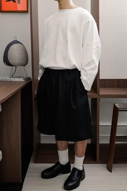 tsuzuli｜BSQ BOAT NECK LONG SLEEVE (WHITE)