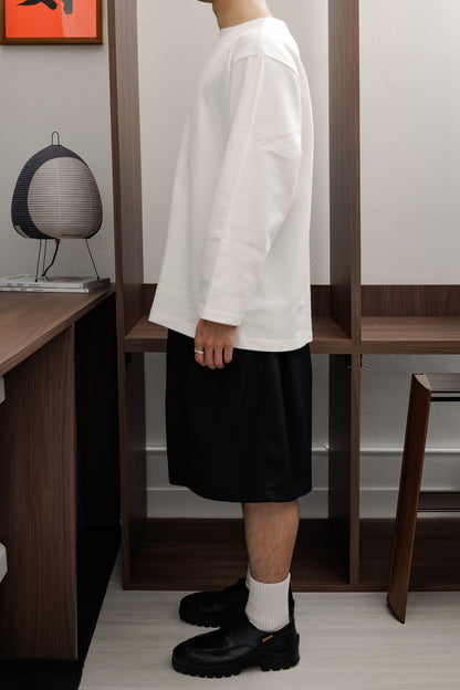 tsuzuli｜BSQ BOAT NECK LONG SLEEVE (WHITE)
