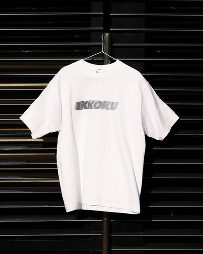 IKKOKU｜Speed-line Logo Tee (GREYTONE)