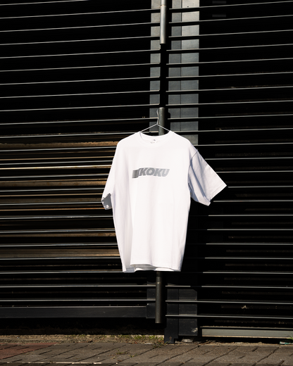 IKKOKU｜Speed-line Logo Tee (GREYTONE)
