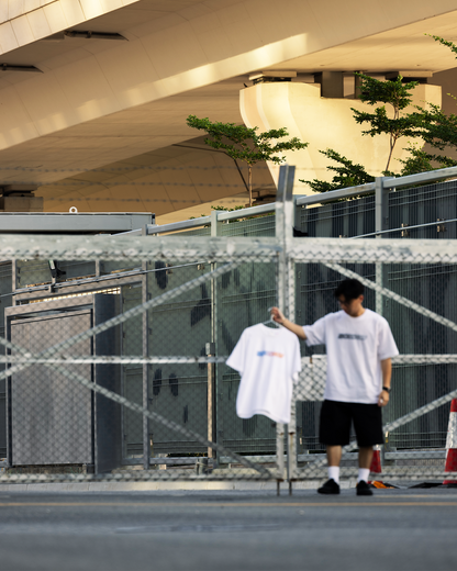 IKKOKU｜Speed-line Logo Tee (GREYTONE)