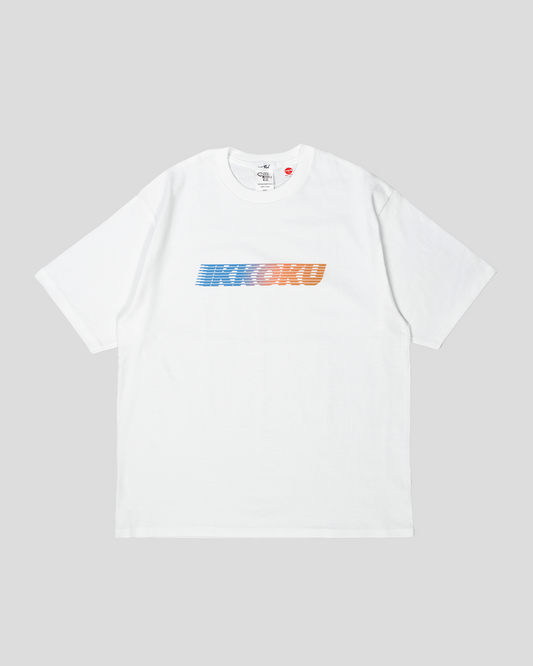 IKKOKU｜Speed-line Logo Tee (SUNSET)