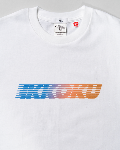 IKKOKU｜Speed-line Logo Tee (SUNSET)