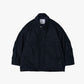 UNTRACE 2024AW｜LAMBS WOOL MELTON TRNECH JACKET (DARK NAVY)