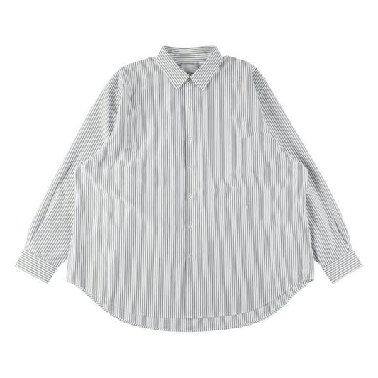KANEMASA PHIL.｜46G Atmosphere Stripe Shirt (WHITE NAVY)