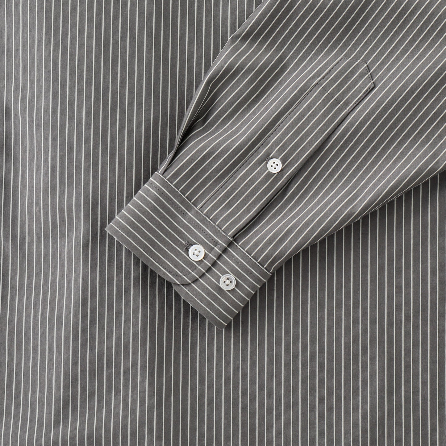 【15% OFF】KANEMASA PHIL.｜46G Atmosphere Stripe Shirt (GRAY BEIGE)