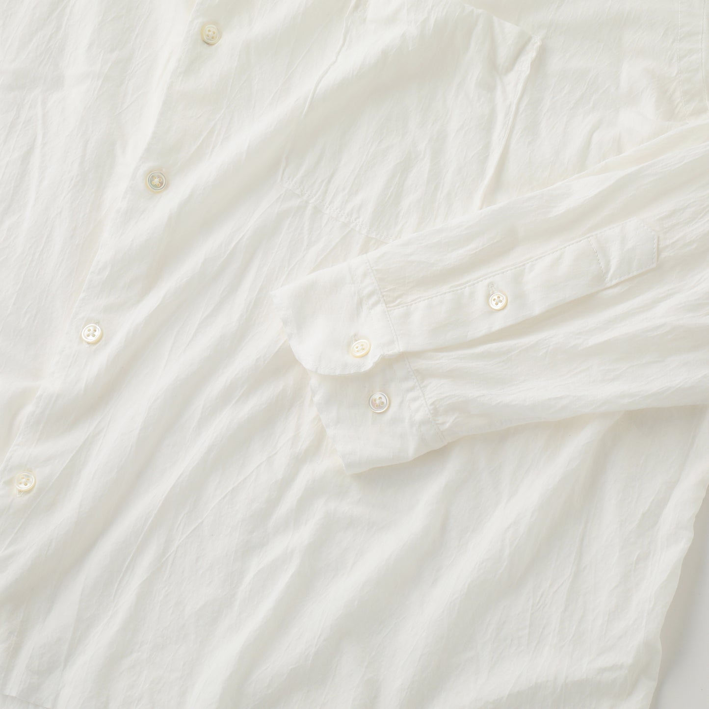 【20% OFF】KANEMASA PHIL. 2024SS｜46G Artisan Jersey Shirt (WHITE)