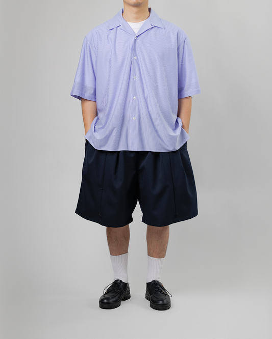 KANEMASA PHIL.｜46G Stripe Ether Shirt (BLUE)