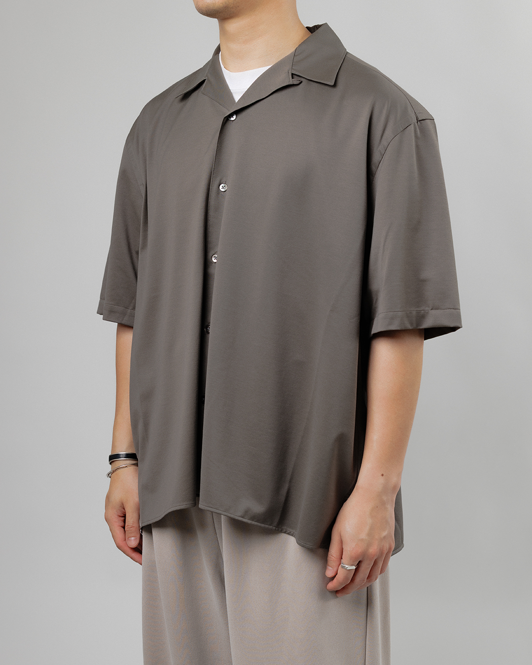 KANEMASA PHIL.｜46G Ether Shirt (CHARCOAL)