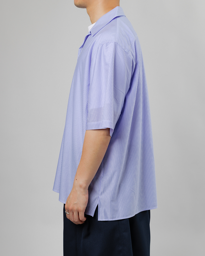 KANEMASA PHIL.｜46G Stripe Ether Shirt (BLUE)